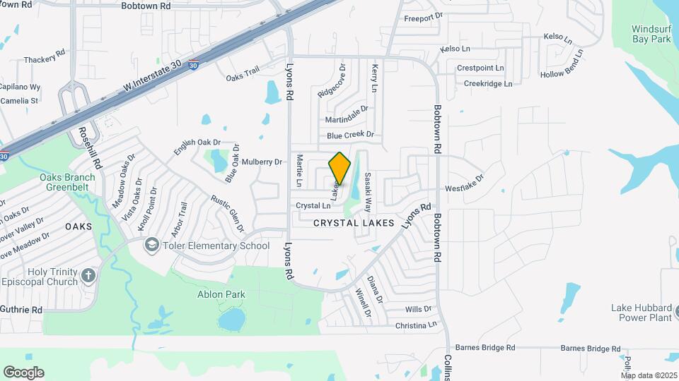 6026 Lakecrest Dr Map and Location Details