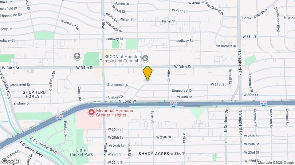 1214 W 31st St Map and Location Details
