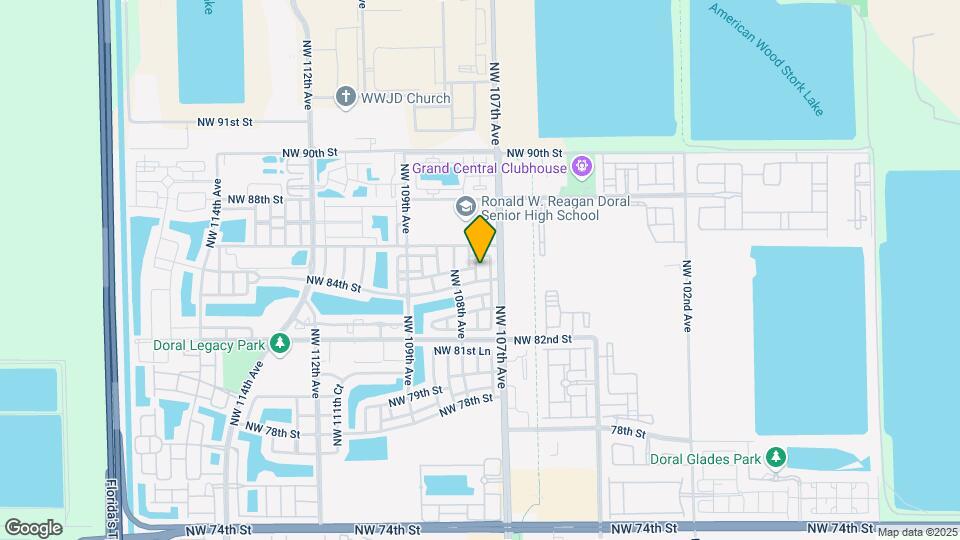 8463 NW 107th Path Map and Location Details