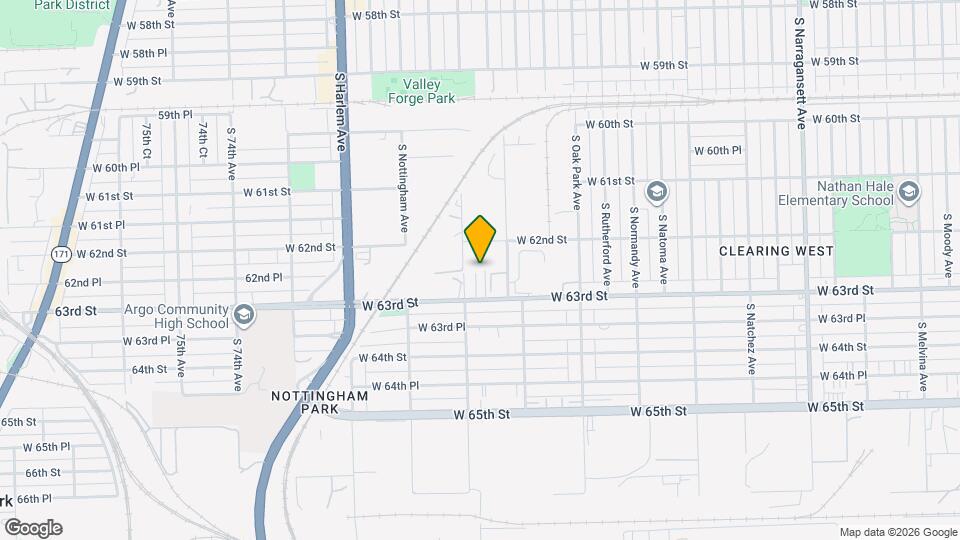 6240 S Newland Ave Map and Location Details