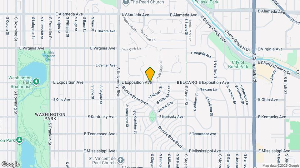 701 S Clayton St Map and Location Details