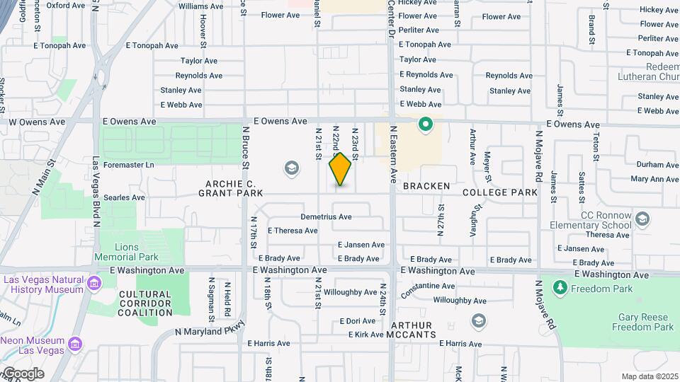 1300 N 22nd St, Unit 3 Mapa y Detalles de la Ubicación
