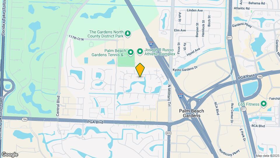 1116 11th Ln, Unit Garden lakes Map and Location Details