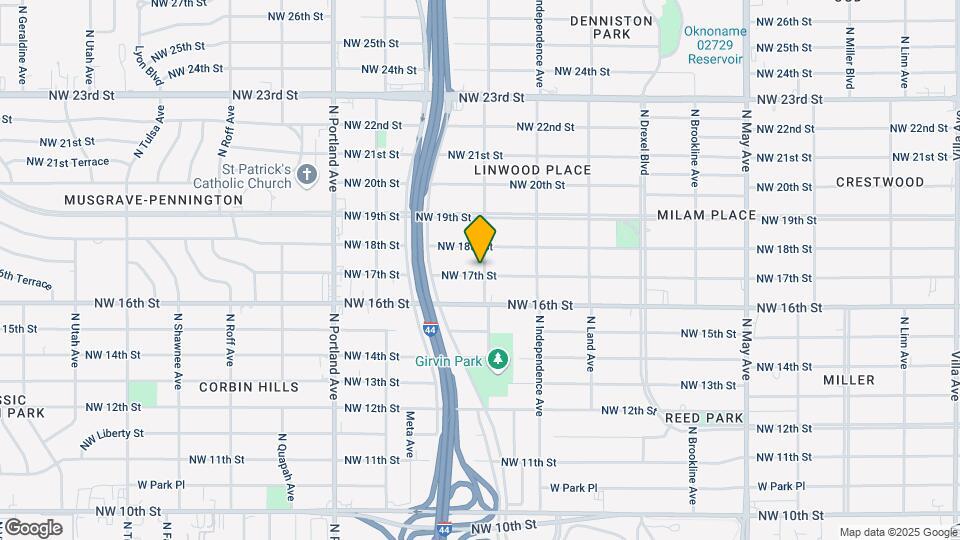 1801 N Woodward Ave Map and Location Details
