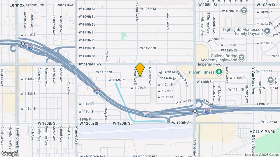 3533 W 116th St Map and Location Details