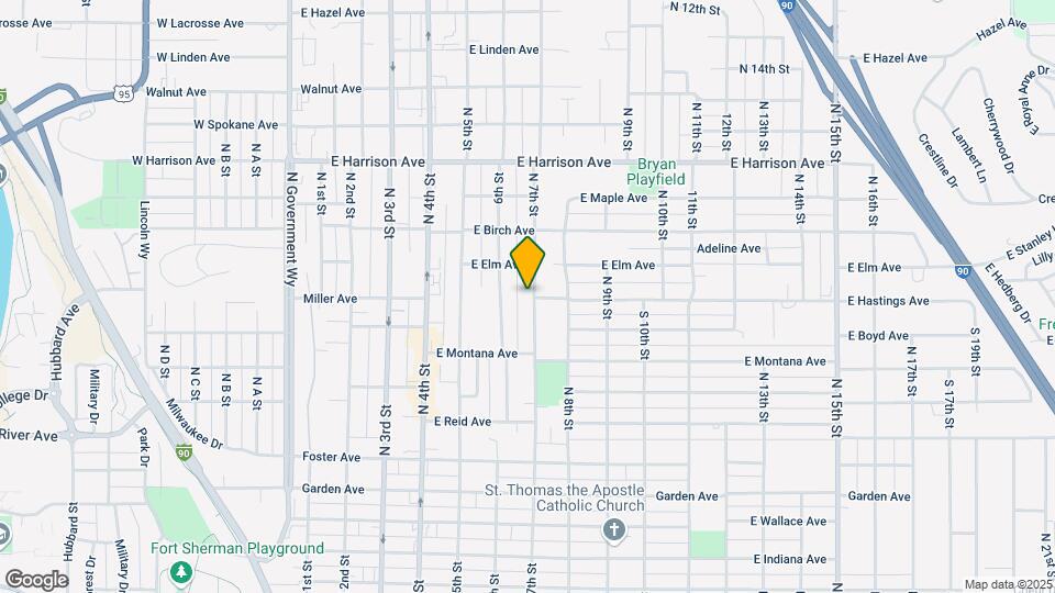 943 N 7th St Map and Location Details
