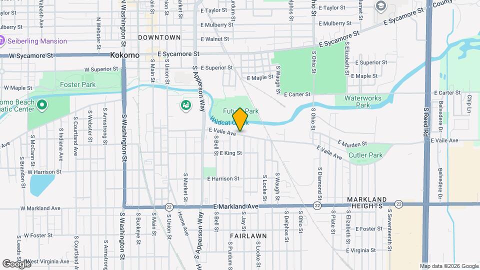 714 E Vaile Ave Map and Location Details