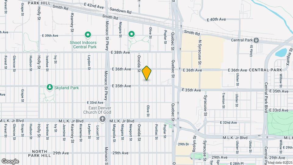 3511 Olive St Map and Location Details