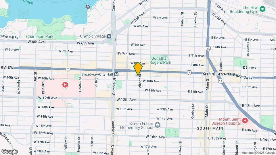 2535 Alberta St Map and Location Details