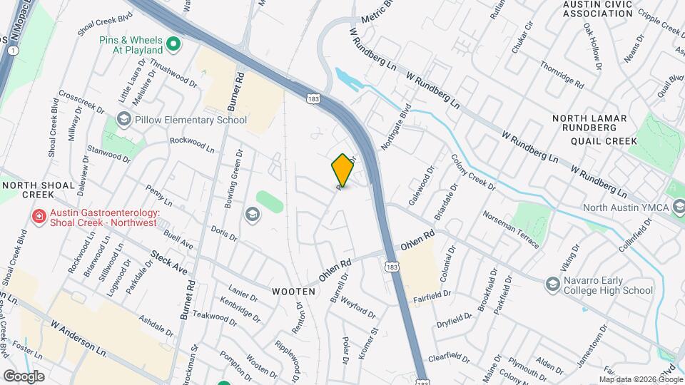 8617 Putnam Dr Map and Location Details