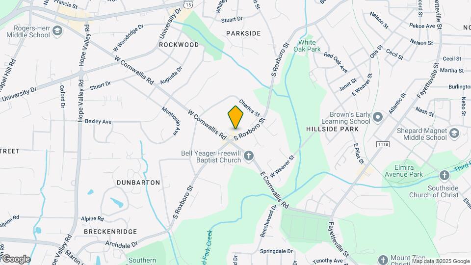 2532 S Roxboro St Map and Location Details
