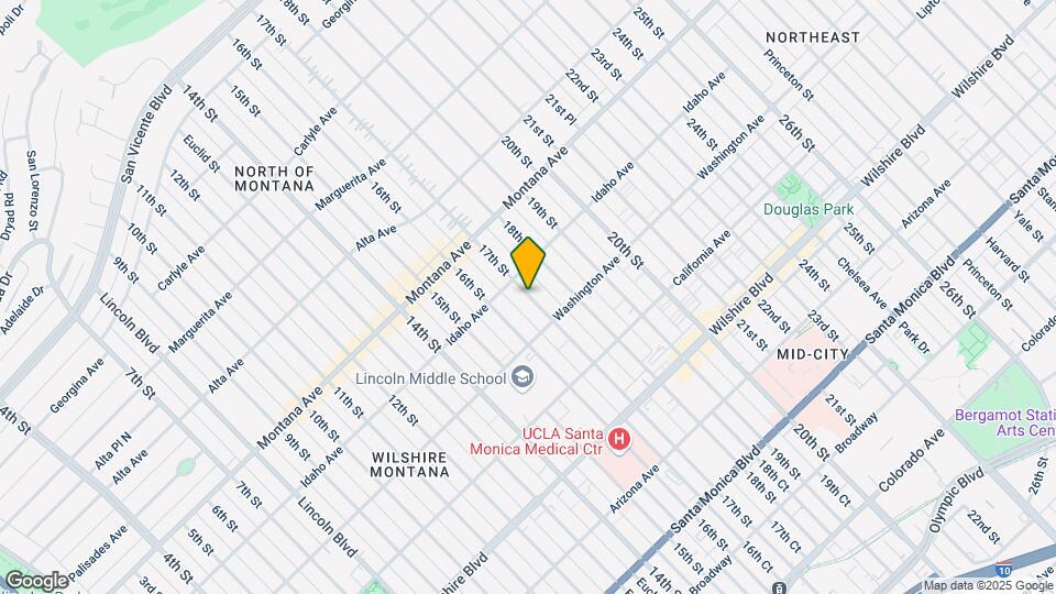 938 17th St Map and Location Details