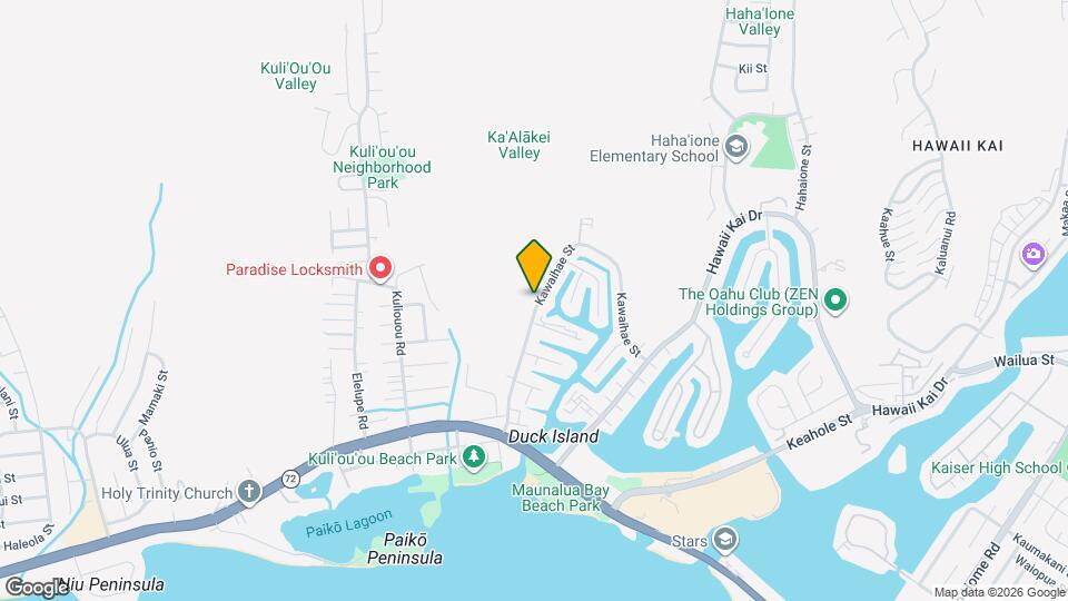 340 Kawaihae St Map and Location Details