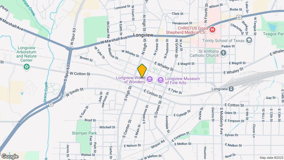 Longview Lofts Map and Location Details