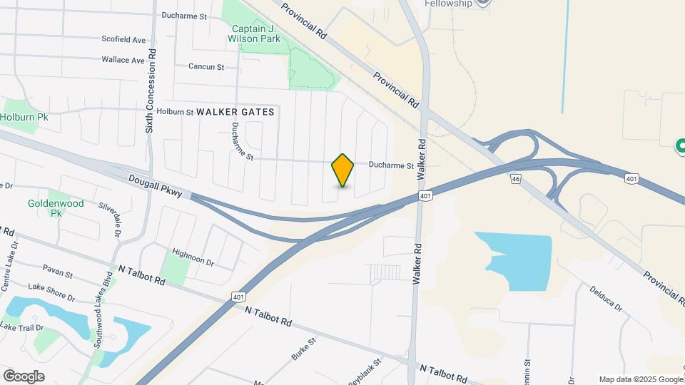 4838 Whitefish Cres Map and Location Details