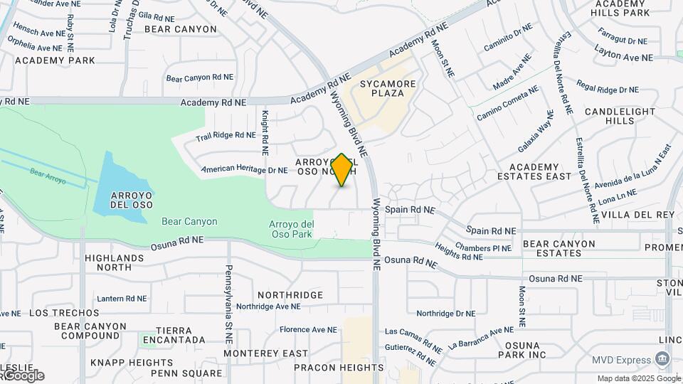 5320 Heritage Way NE Map and Location Details
