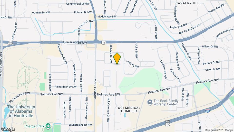 4006 S Crestview Dr NW Map and Location Details