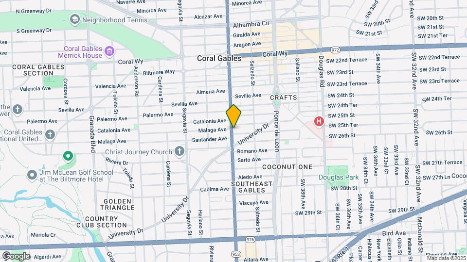 357 Santander Ave-Unit -Back Map and Location Details