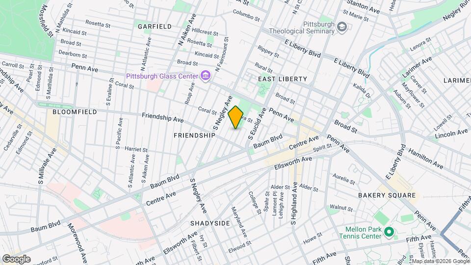 222 S St Clair St Map and Location Details