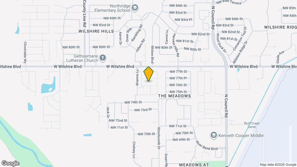 8601 NW 76th St Map and Location Details