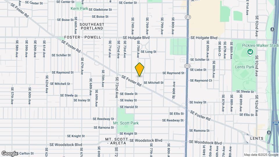 5042 SE 75th Ave Map and Location Details
