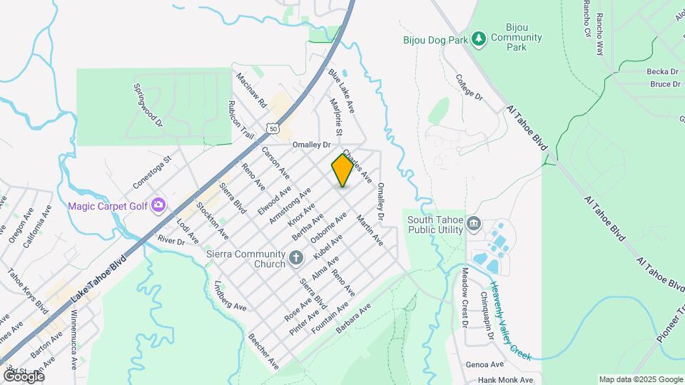 1129 Martin Ave Map and Location Details