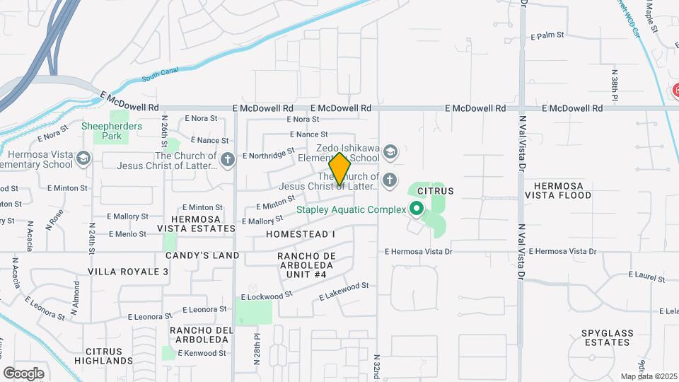 3056 E Mallory St Map and Location Details