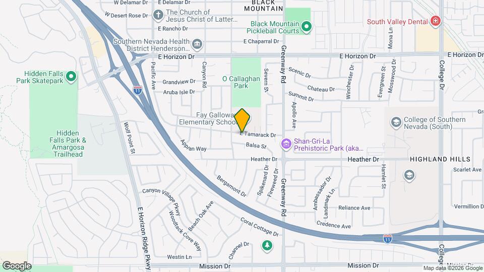 306 E Tamarack Dr Map and Location Details