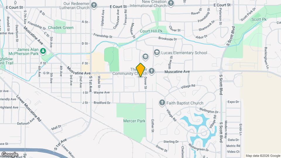 1016 Carver St Map and Location Details