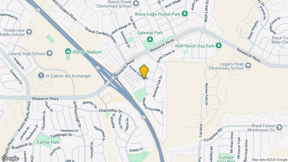 8686 Coyote Creek Dr Map and Location Details