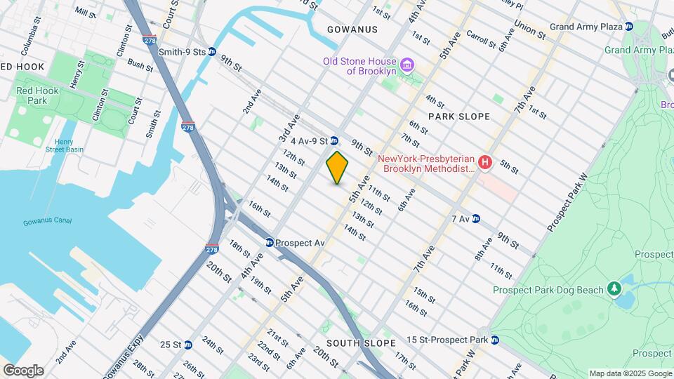 256 12th St-Unit -1L Map and Location Details