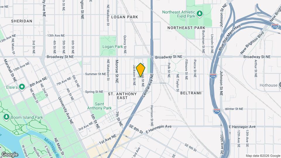 644 Van Buren St NE Mapa y Detalles de la Ubicación