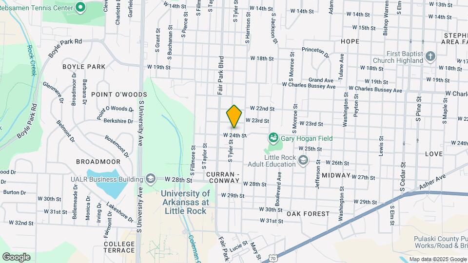 2309 S Tyler St Map and Location Details