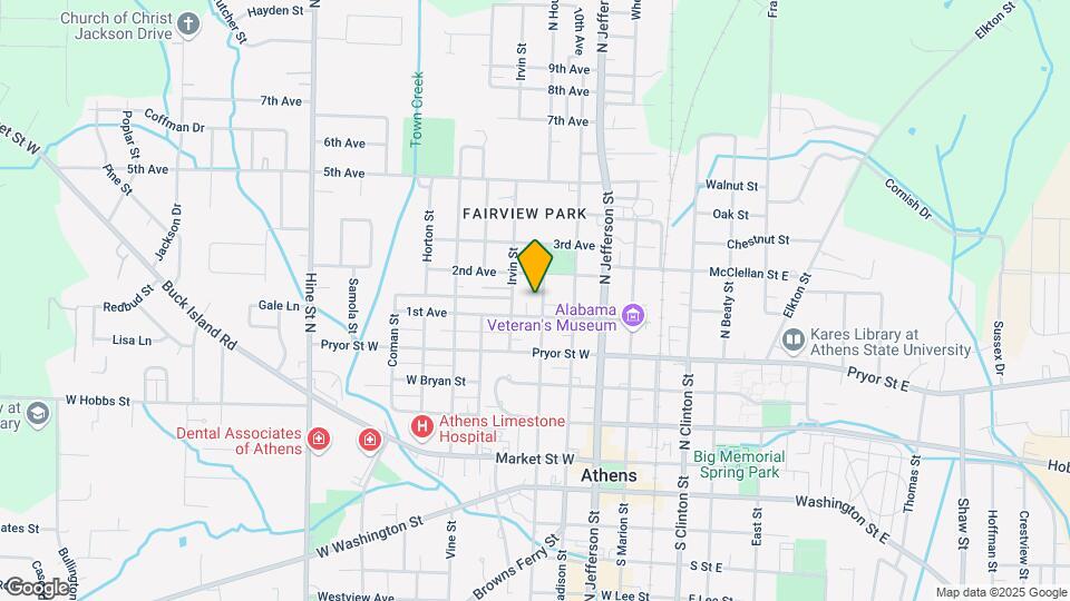 505 N Houston St Map and Location Details