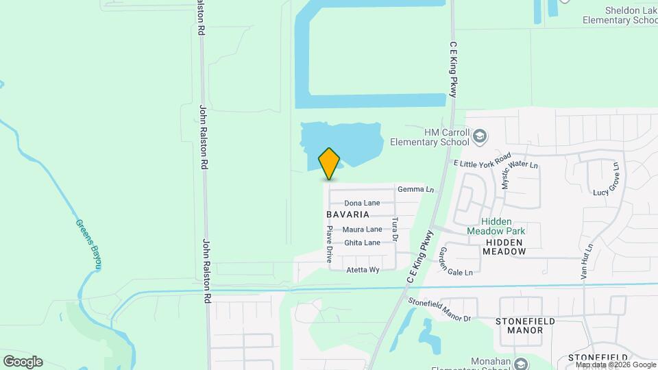 11943 Piave Drive Map and Location Details