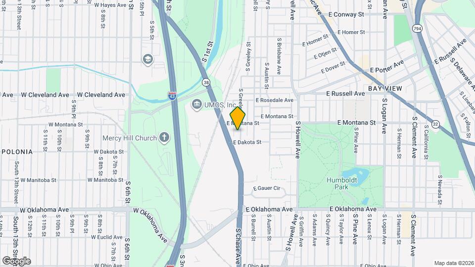 2829 S Greeley St Map and Location Details