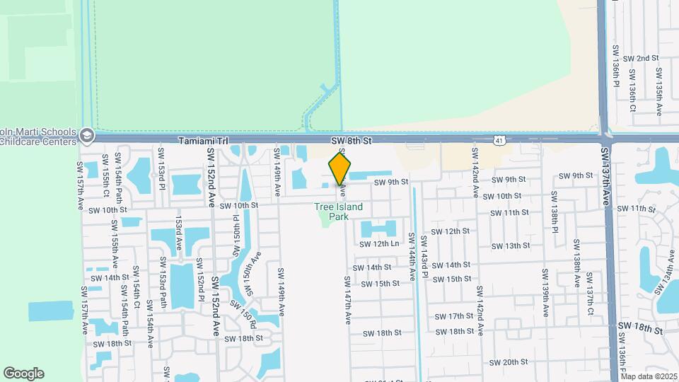 965 SW 147th Ct Map and Location Details