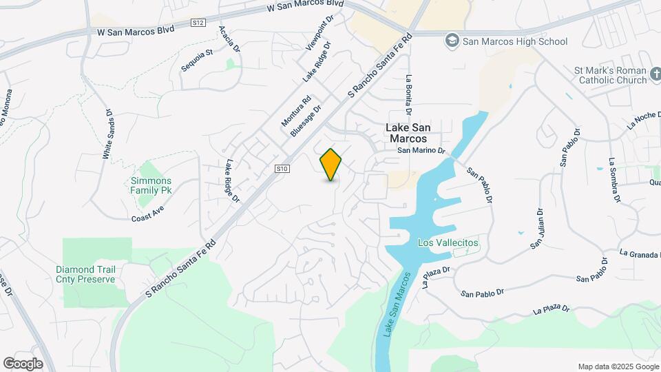 1128 La Casa Ln Map and Location Details