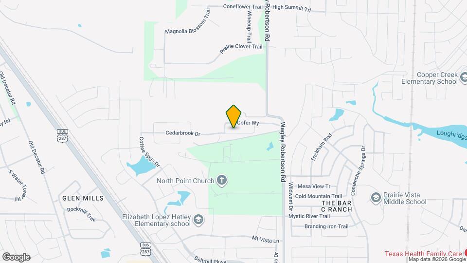 752 Cedarbrook Dr Map and Location Details