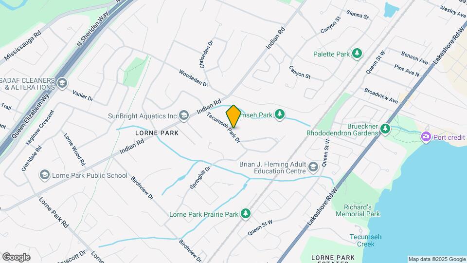 1257 Tecumseh Park Dr Map and Location Details