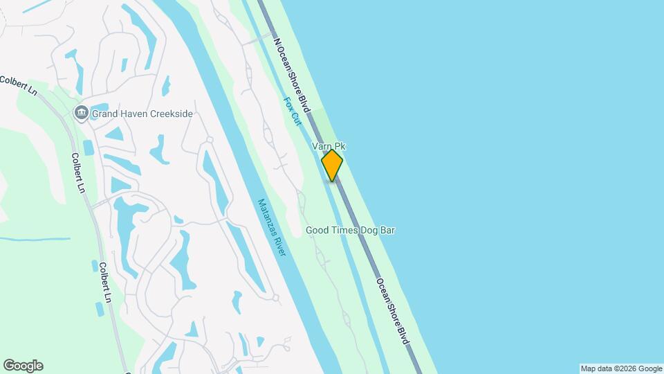 3538 N Ocean Shore Blvd Mapa y Detalles de la Ubicación