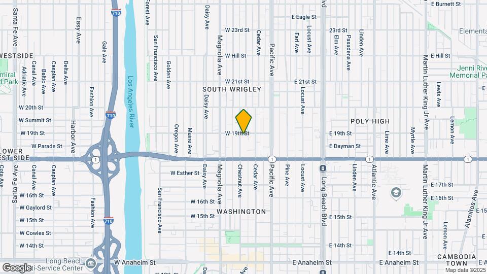 1884 Chestnut Ave Map and Location Details