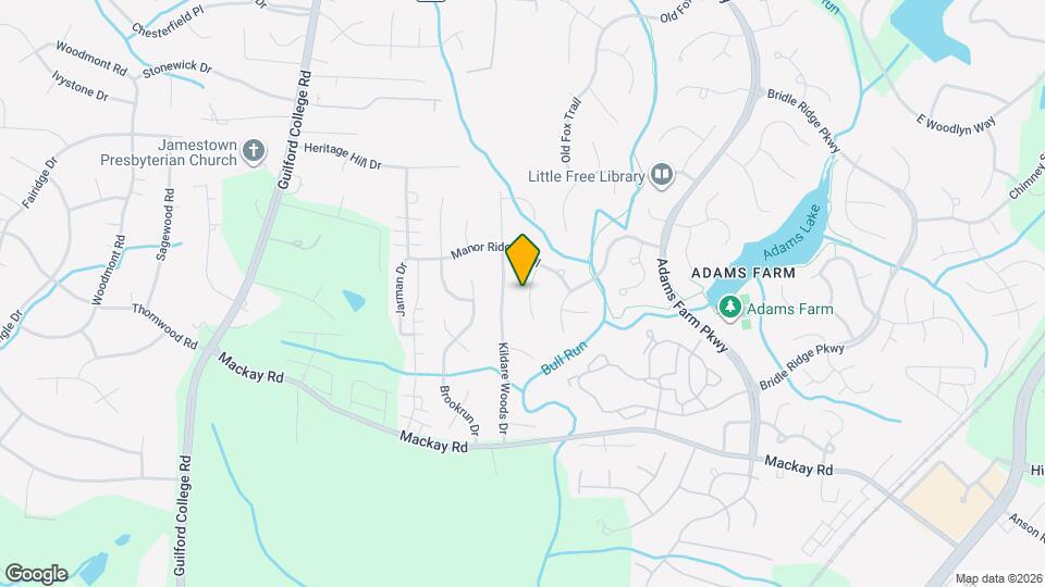 10 Manor Ridge Ct Map and Location Details