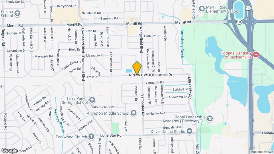 7656 Arble Dr Map and Location Details