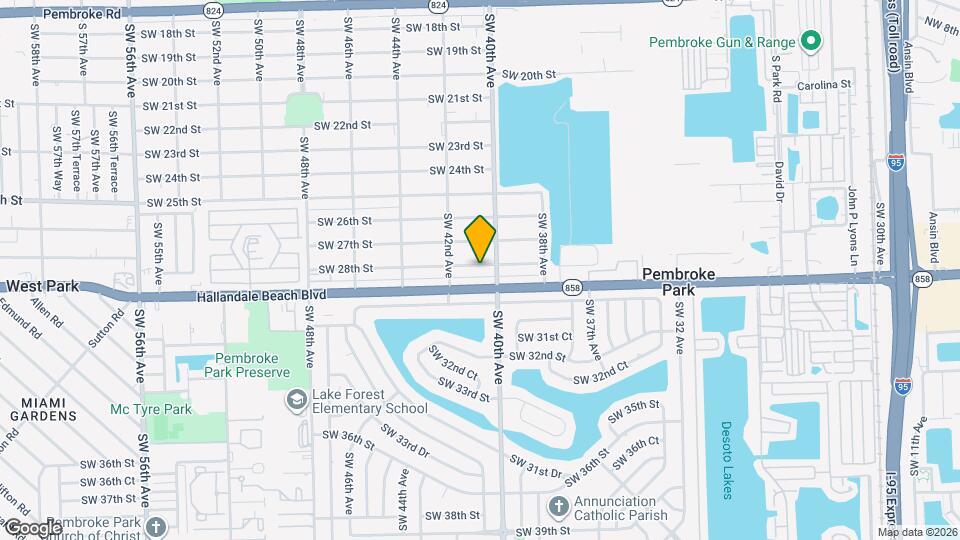 4030 SW 28th St Map and Location Details