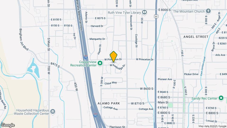 234 W Foxbridge Dr Map and Location Details