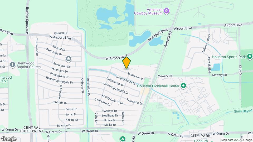 2810 Monticello Dr Map and Location Details