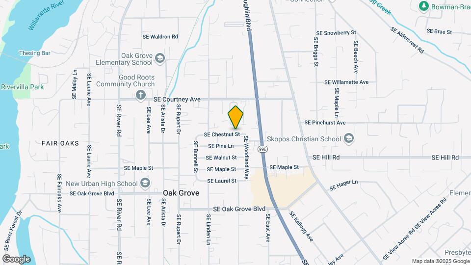 2721 SE Chestnut St Mapa y Detalles de la Ubicación