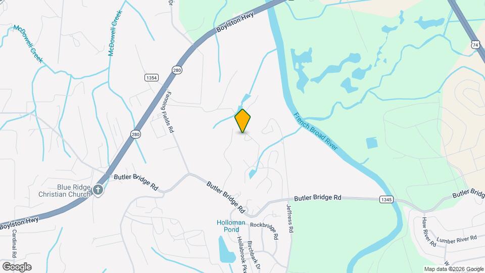 302 Creeks End Cir Map and Location Details