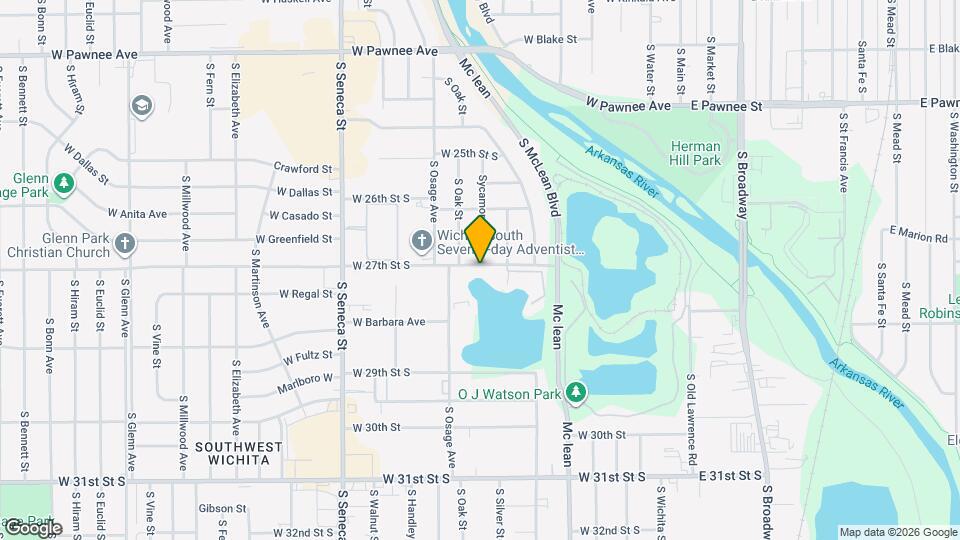 705 W 27th St S Map and Location Details